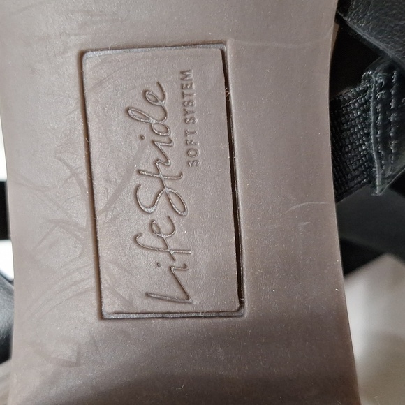 Life Stride Heritage Soft System Cushioned Insole Comfort Block Heel Sandals 9.5 - Picture 7 of 11